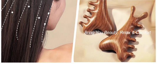 How to Use Wooden Combs for Scalp Massage!