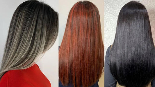SheFav Trending Hand-PaintedHair Colors for Waist-Length Straight Hair