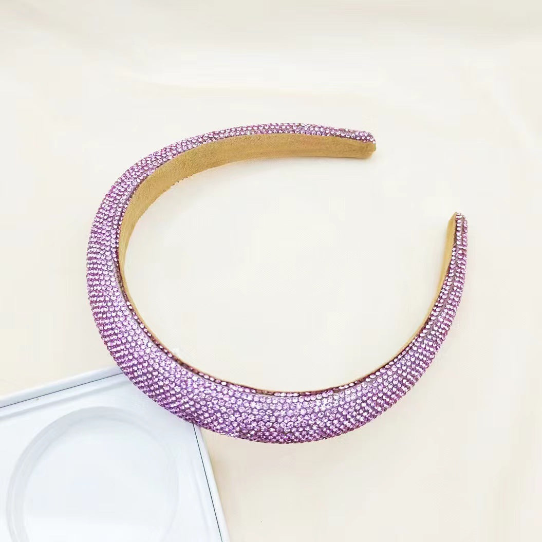 Trendy Heart Pattern Diamond Headband