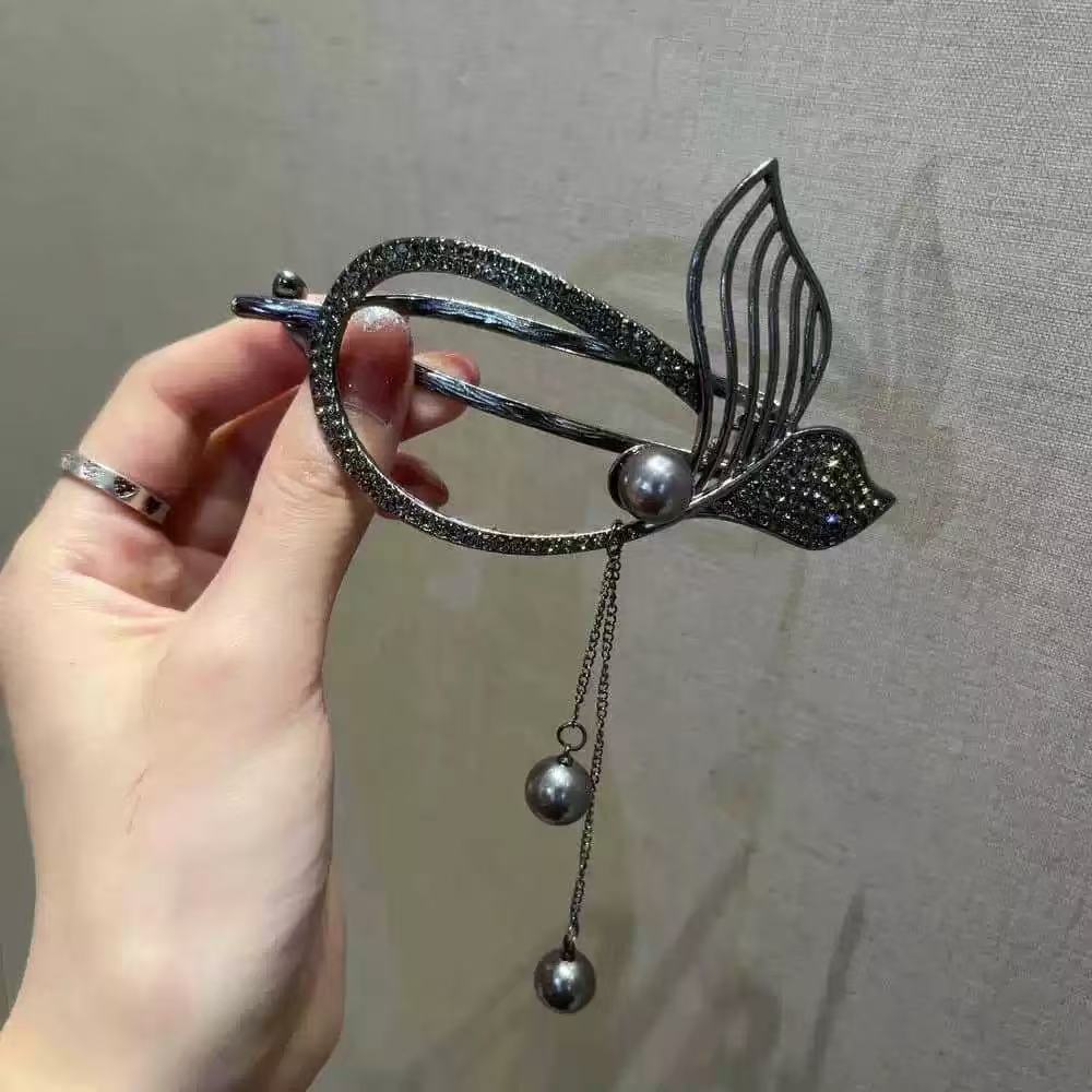 Fish Tail Tassel Easy Updo Hair Twist Clips