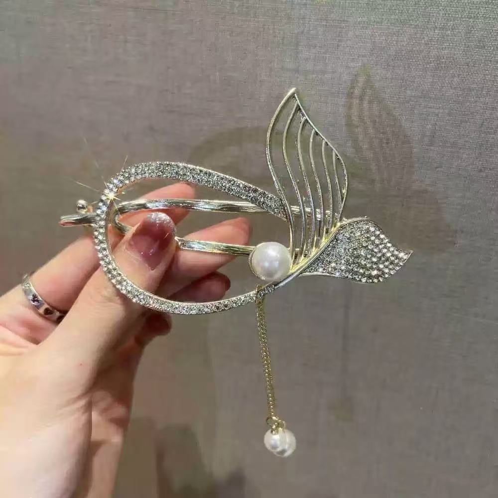 Fish Tail Tassel Easy Updo Hair Twist Clips