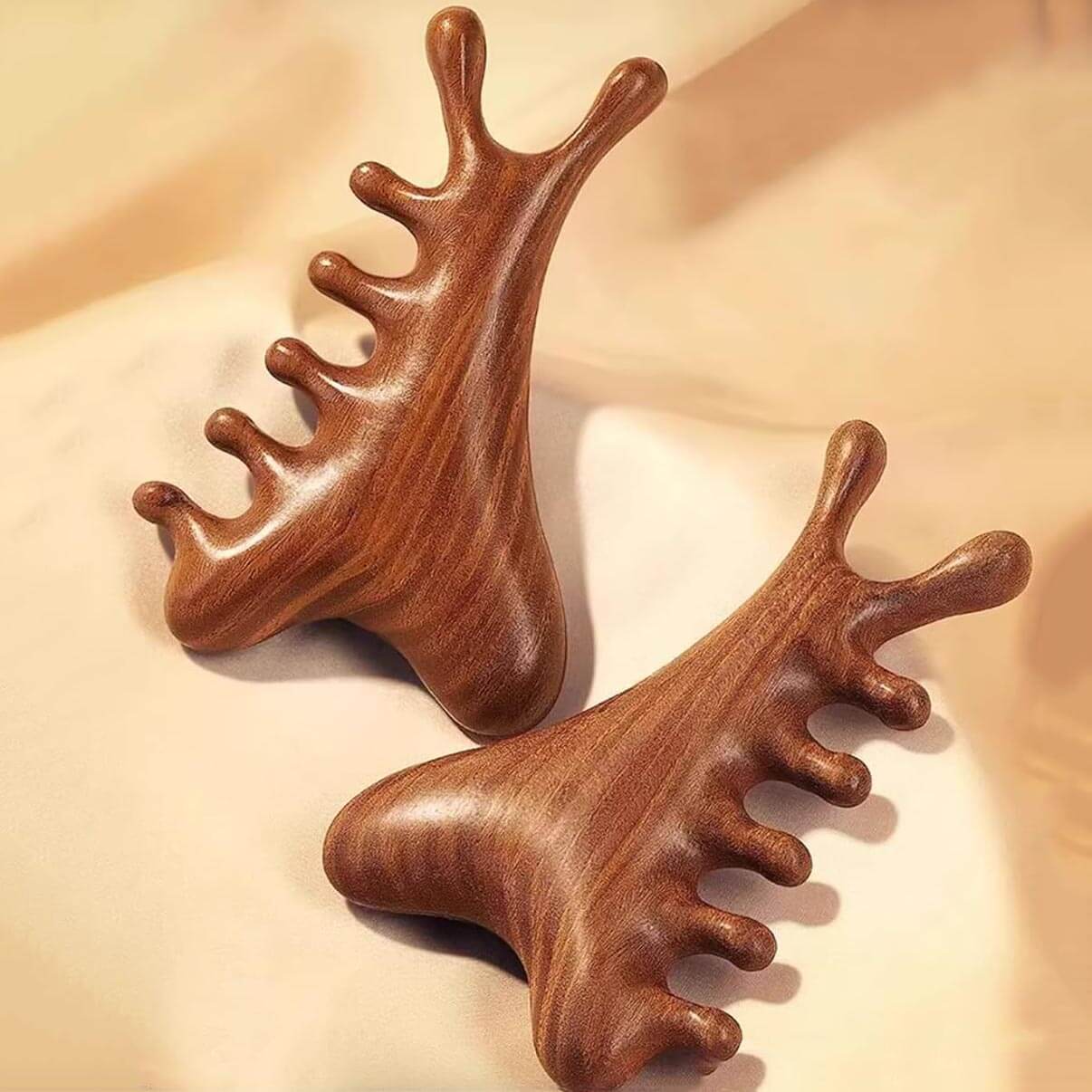SheFav Versatile Natural Sandalwood Massage Comb