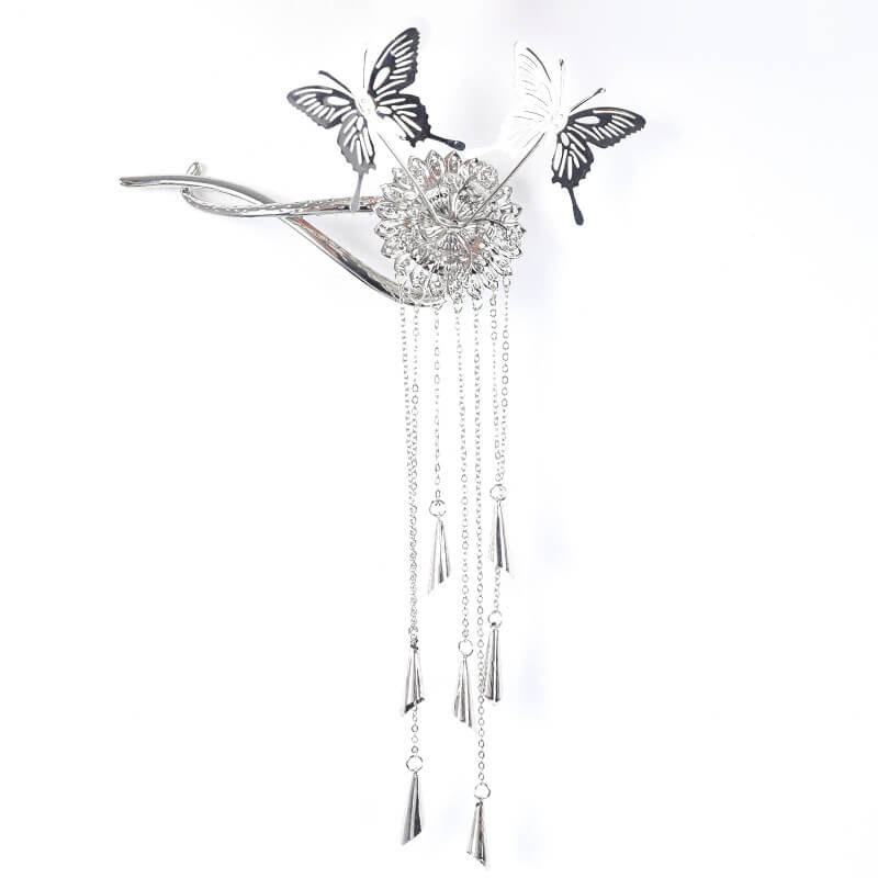 Wind Chime Tassel Twist Hair Clip