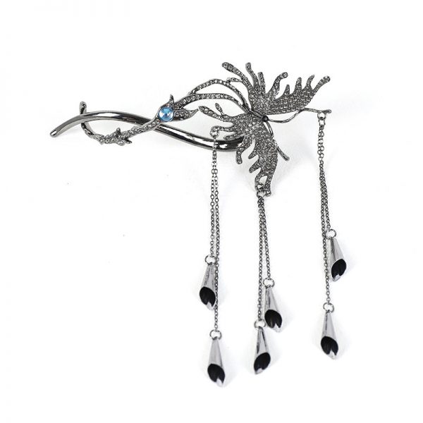 SheFav Butterfly Tassel Twist Hair Claw Clip