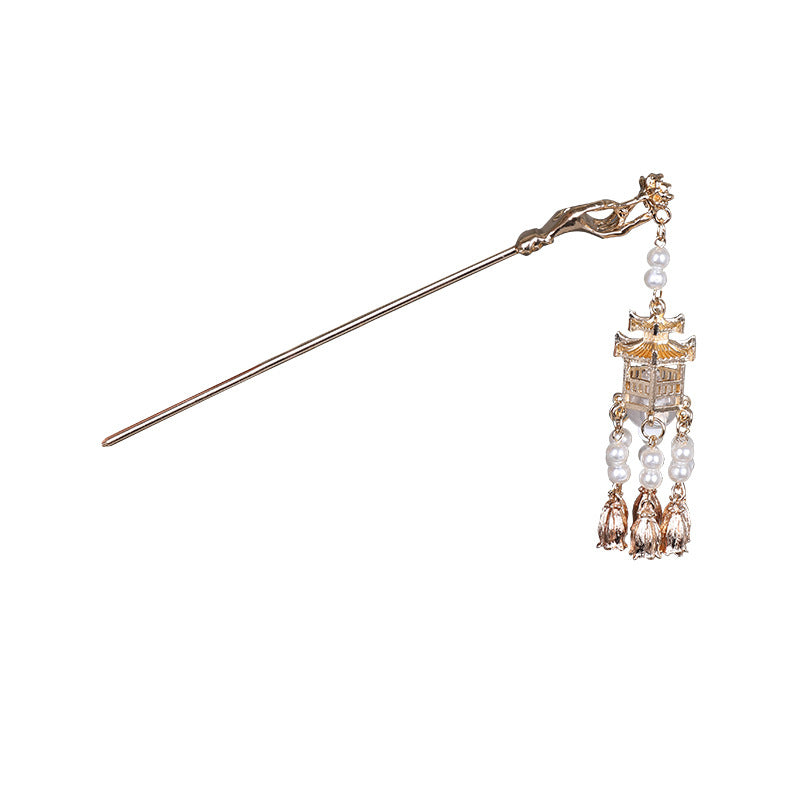 Vintage Lantern Hair Clasp Hair Pin