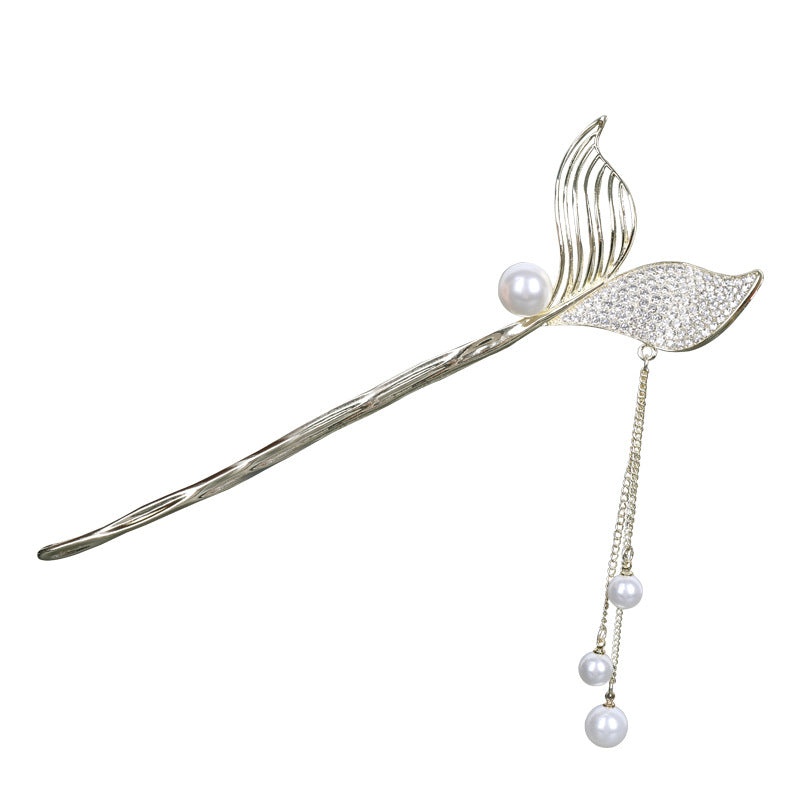 Bun Head Hairpin Fish Tail Hair Clasp