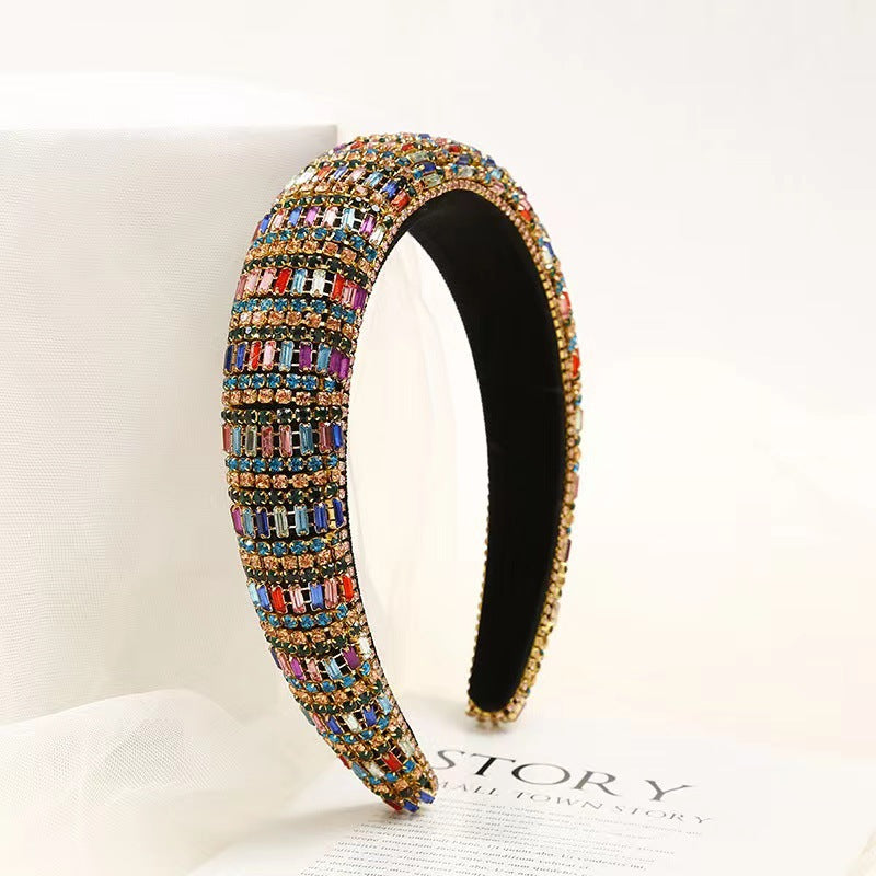Crystal Baroque Sponge Headband - SHEFAV
