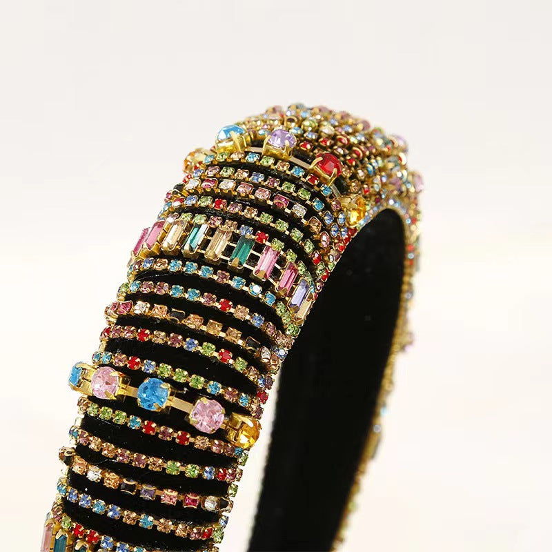 Crystal Baroque Sponge Headband - SHEFAV