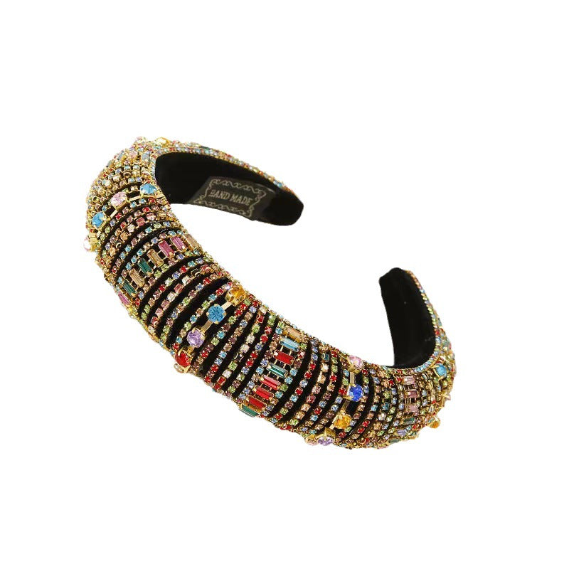 Crystal Baroque Sponge Headband - SHEFAV