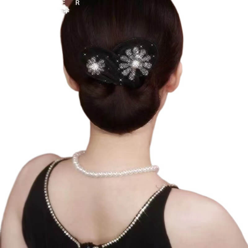 Cute Flowers Hairstyle Bun Tool Twist Hair Clips