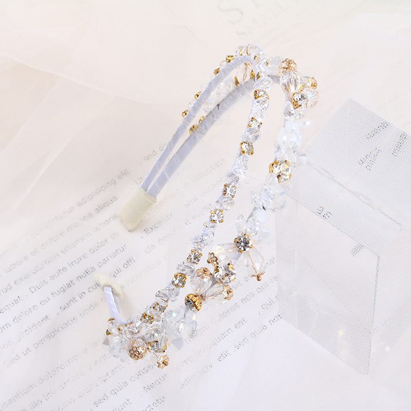 Handmade Stunning Baroque Diamond Headband - SheFav