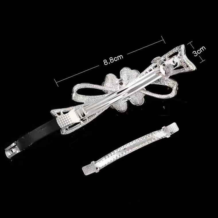Handmade Water Diamond Spring Hair Clip