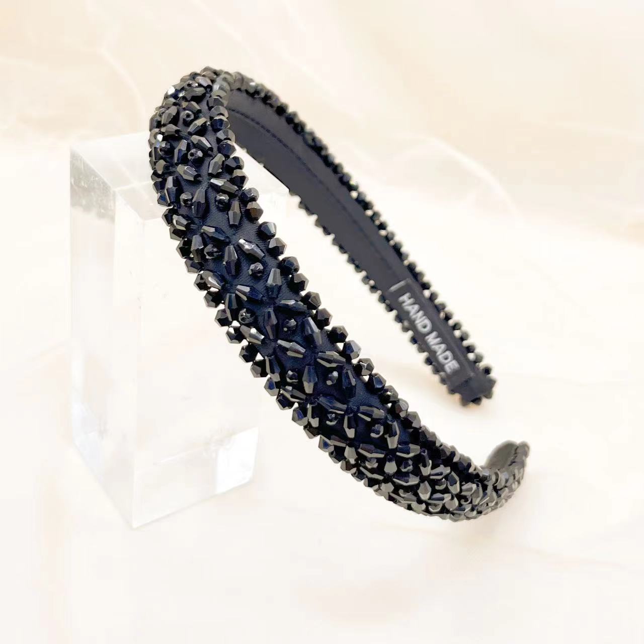 High End Handmade Crystal Bead Headband - SHEFAV