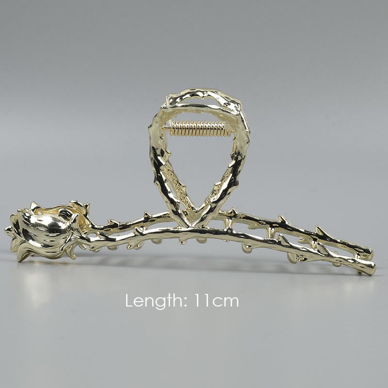 Large Size Rose Hair Claw for Thick Hair - SHEFAV