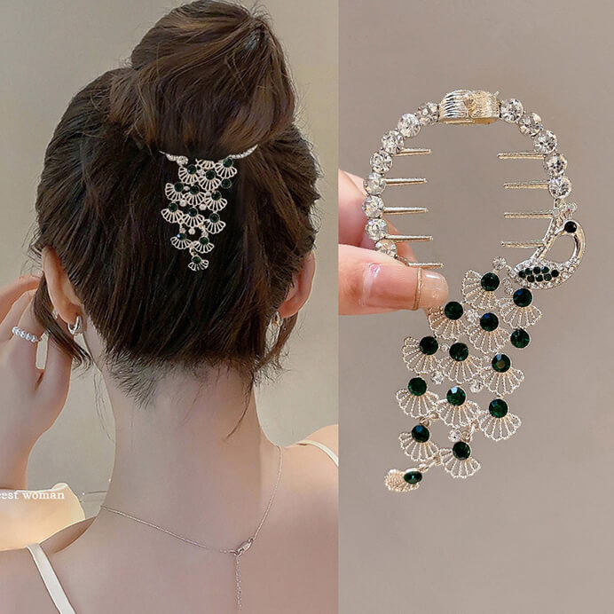 Peacock Easy Bun Hairstyle Maker DIY Bun Tool-SheFav