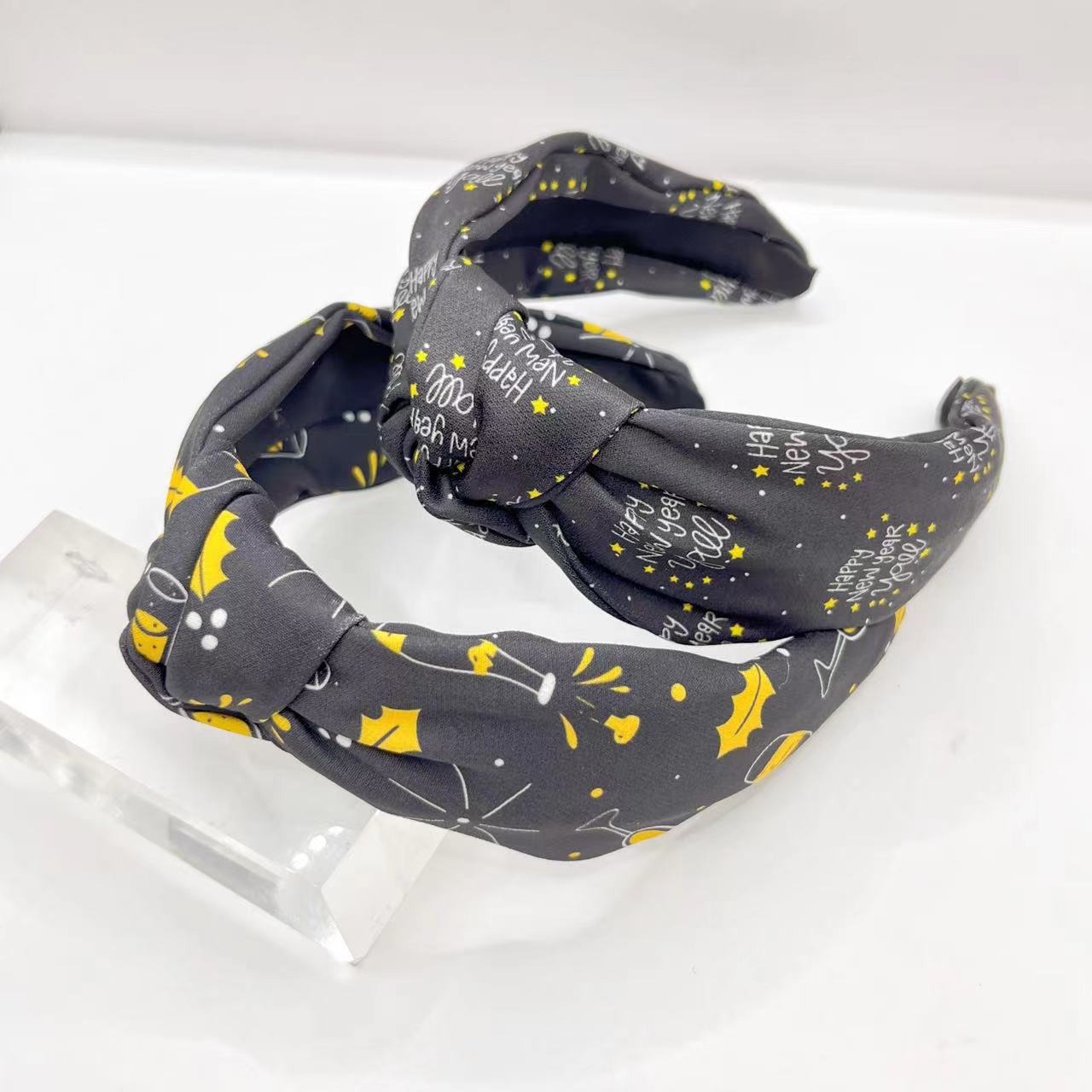 Pumpkin Printed Tied Headband - SHEFAV