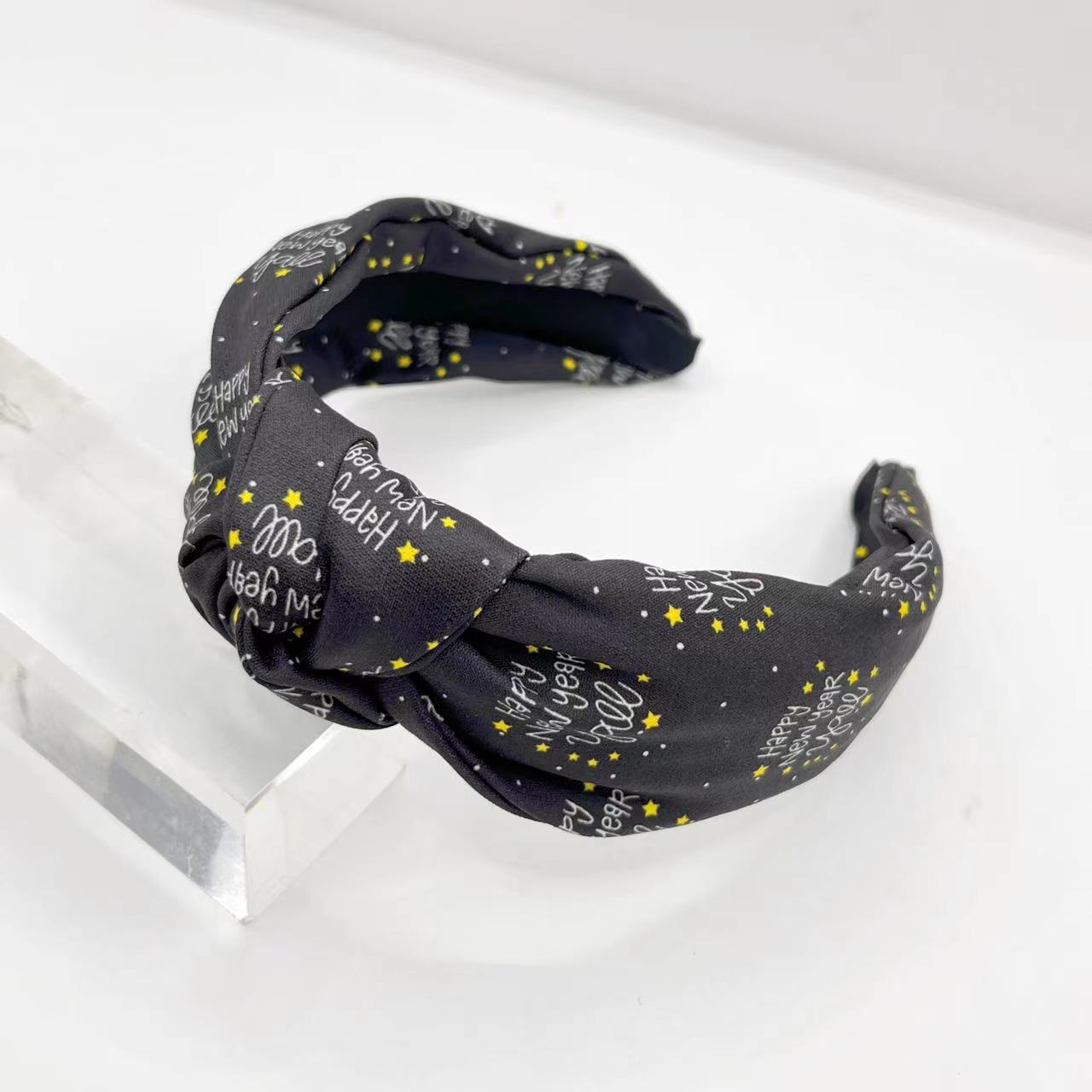 Pumpkin Printed Tied Headband - SHEFAV
