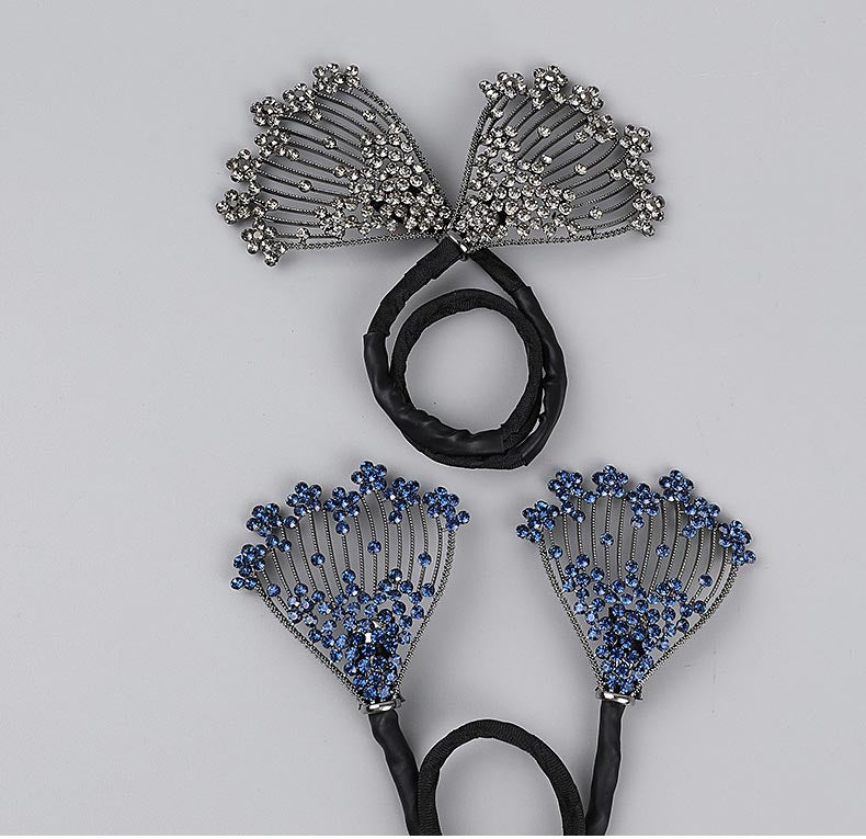 Handmade Diamond Easy Updo Hairstyle Tool Twist Clips