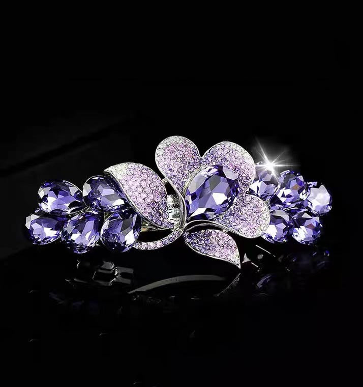 Handmade Flower Diamond Spring Hair Clips
