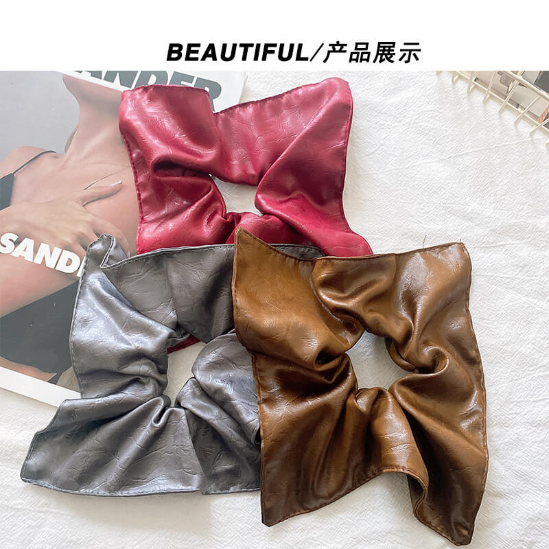Square High Elastic Hair Tie Updo Scrunchies
