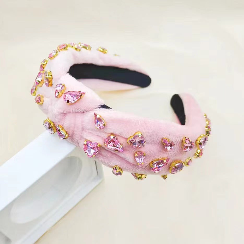 Stunning Handmade Crtstal Tied Headband - SHEFAV