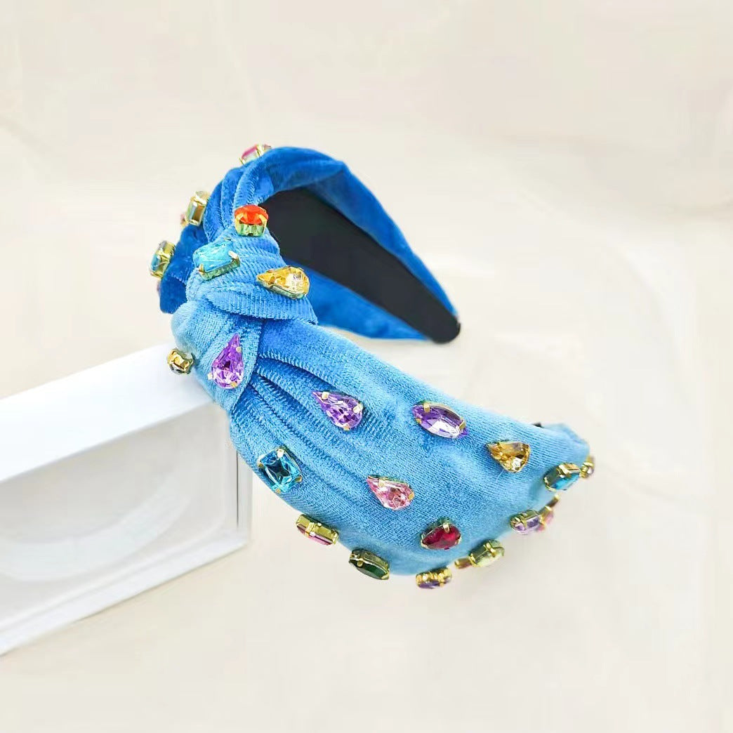 Stunning Handmade Crtstal Tied Headband - SHEFAV