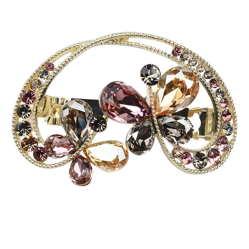 Stylish Crystal Spring Hair Clips