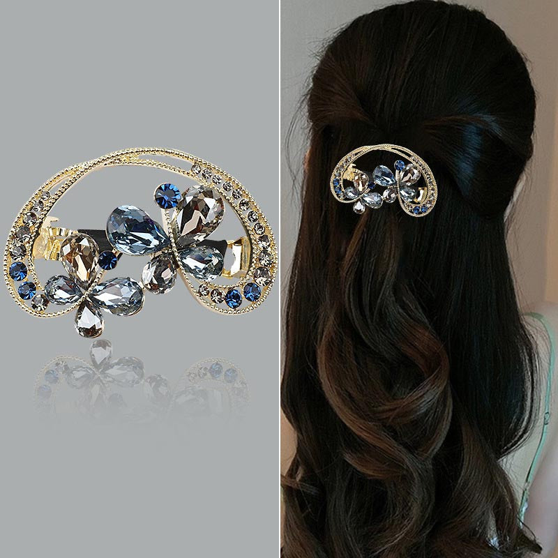 Stylish Crystal Spring Hair Clips
