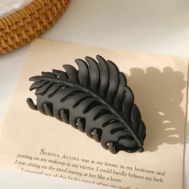 Vintage French Leaves Hair Claw Clips