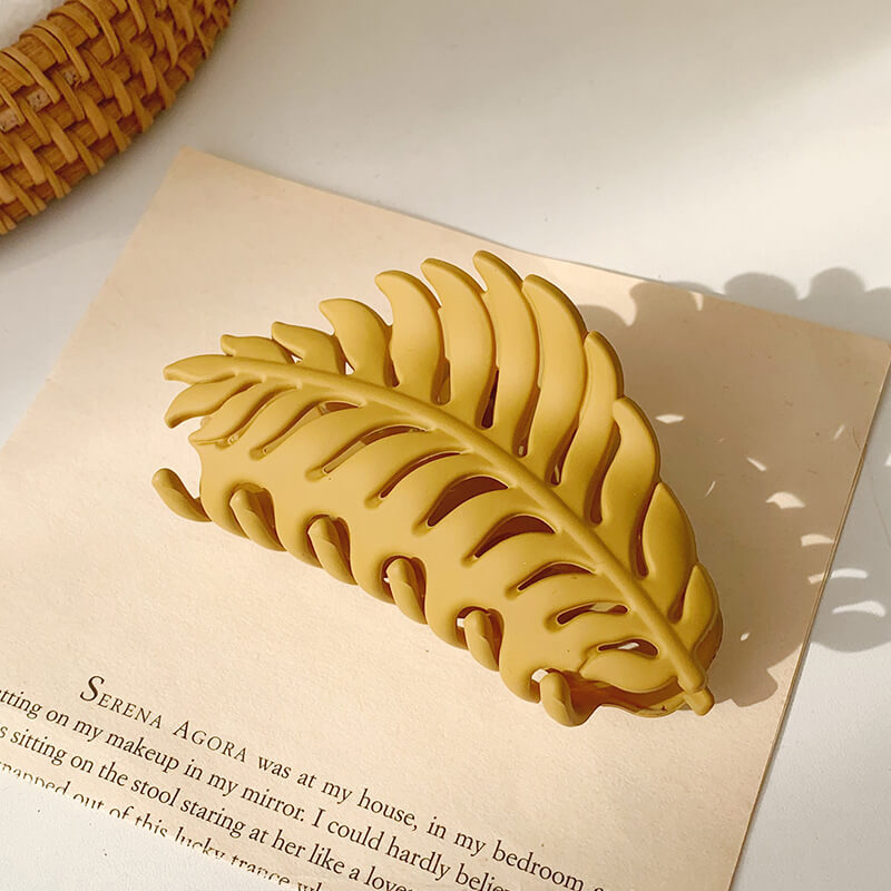 Vintage French Leaves Hair Claw Clips