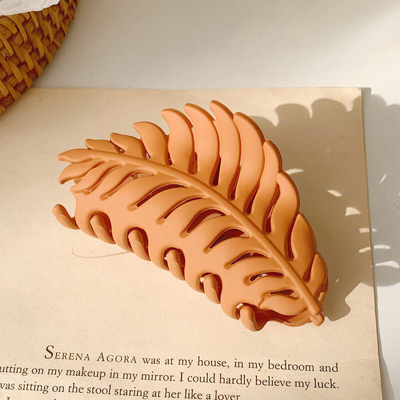 Vintage French Leaves Hair Claw Clips