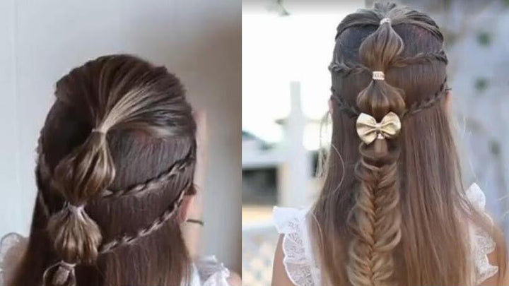 How to Do Sweet Princess Half-Up Braid Hairstyl...