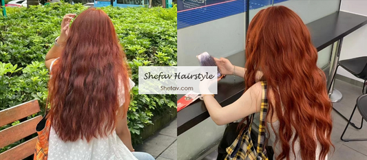 The Allure of Romantic Dusty Orange Hair-SheFav