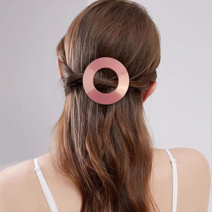 Strong Hold ABS Disc Hair Claw Clips for Updos