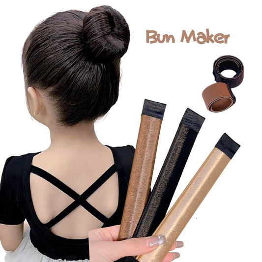 3PCs Easy Updo Hairstyle Bun Maker Snap Roll For Kids