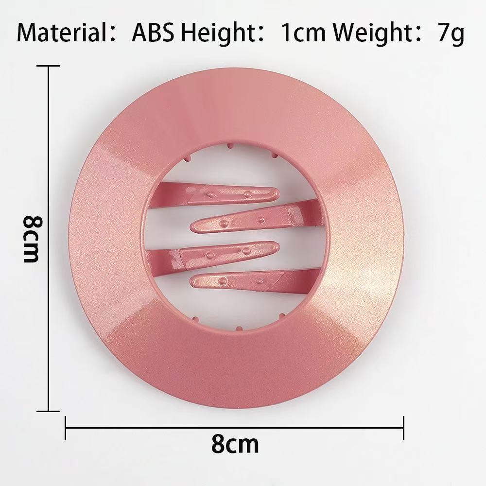Strong Hold ABS Disc Hair Claw Clips for Updos