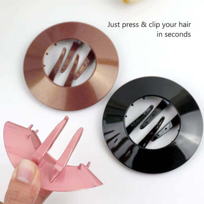 Strong Hold ABS Disc Hair Claw Clips for Updos