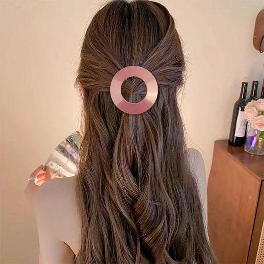 Strong Hold ABS Disc Hair Claw Clips for Updos