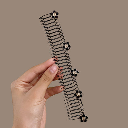 Camellia Hair Comb Clip for Bangs Shredding Hair