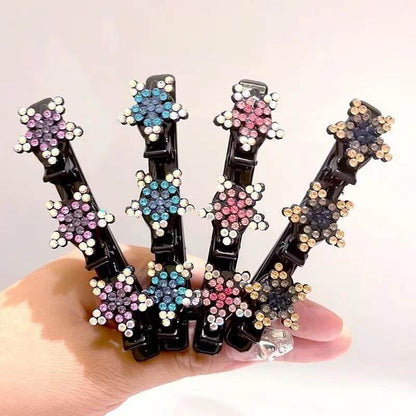 Cute Diamond Hair Claw Clips for Long Hair Styling Sectioning
