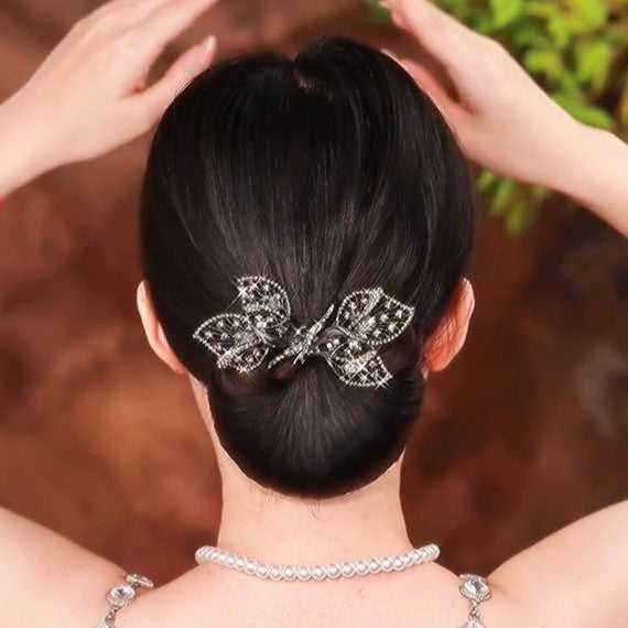 Diamond Leaves Updo Hairstyle Tool Twist Hair Clips-SheFav