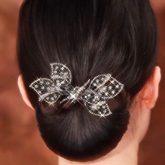 Diamond Leaves Updo Hairstyle Tool Twist Hair Clips-SheFav