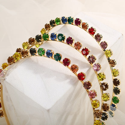 Handmade Multi color Diamond Headband - SHEFAV