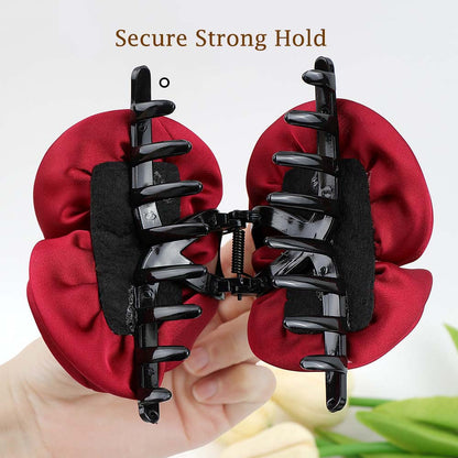 Large Handmade Rose Flower Hair Claw Clips