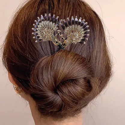 Peacock Easy Updo Hairstyle Tool Twist Hair Clips