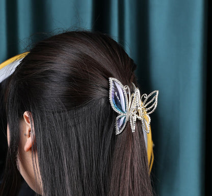 SheFav Diamond Butterfly Hair Claw Clips