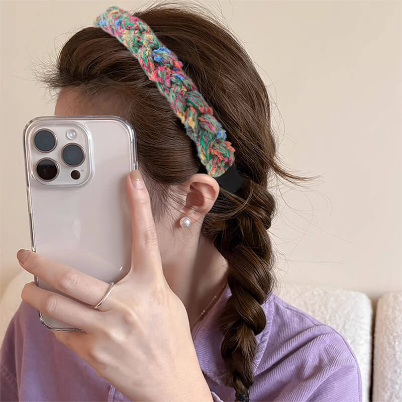 SheFav Handmade Mixed Color Woven headband