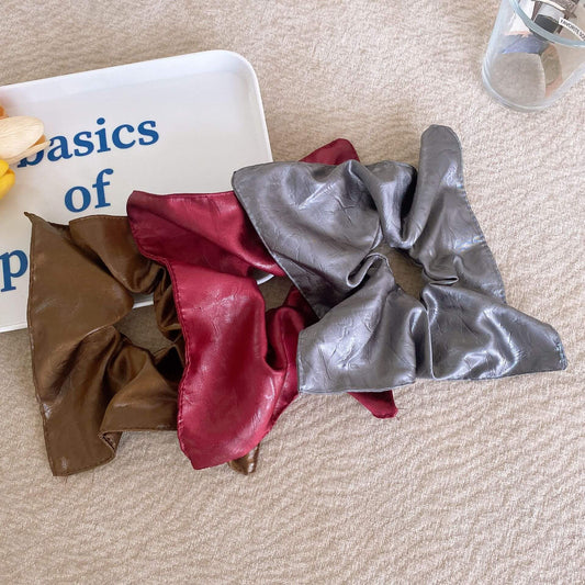 Square High Elastic Hair Tie Updo Scrunchies