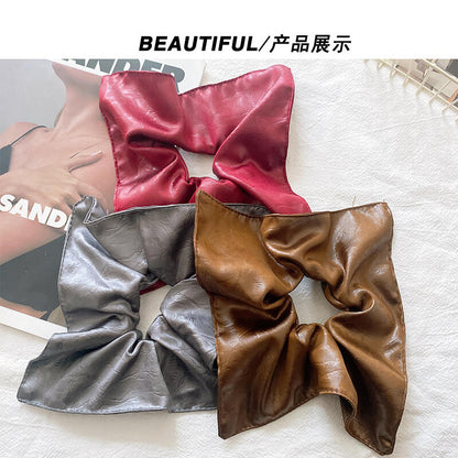 Square High Elastic Hair Tie Updo Scrunchies