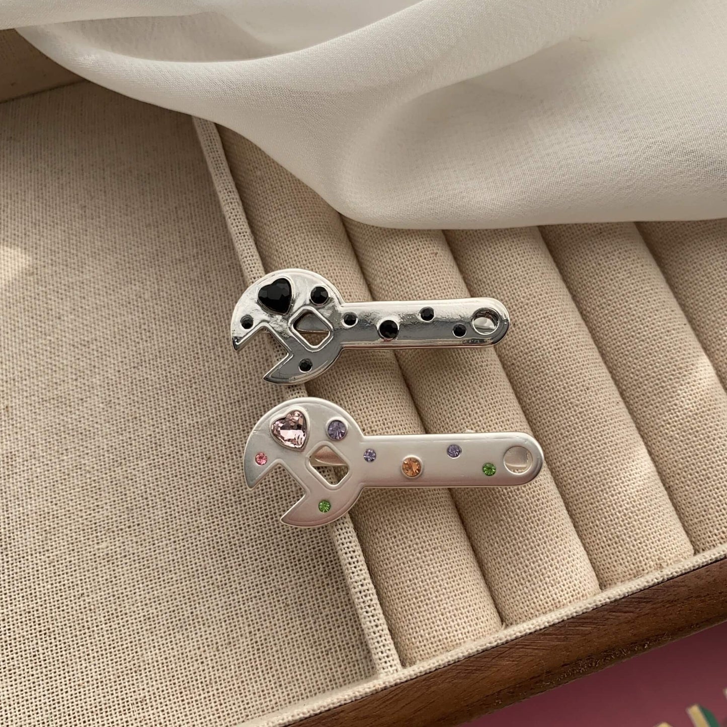 SheFav Sweet Fork Girl Bangs Clips Side Hair Clips